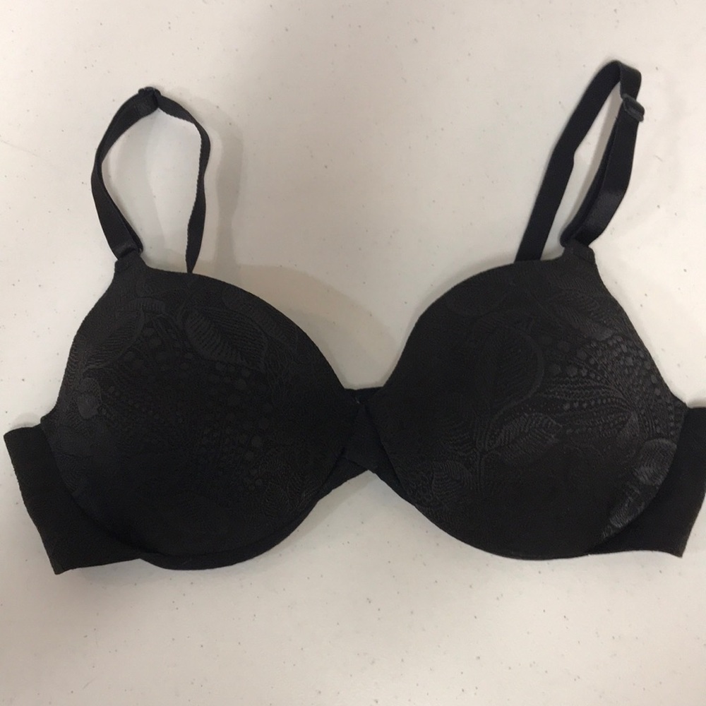 Bali bra black with petals